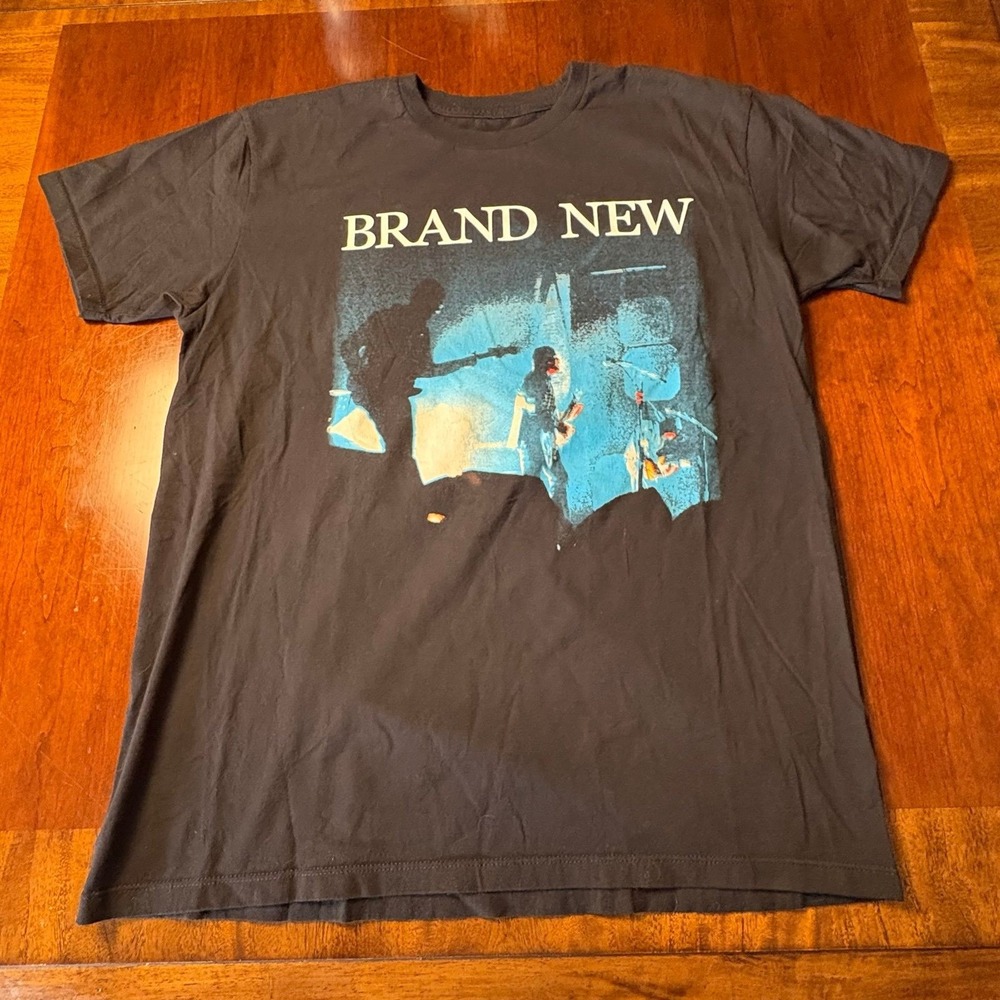 Brand New Concert Band Graphic T-Shirt Black Alternative Rock Tee Large